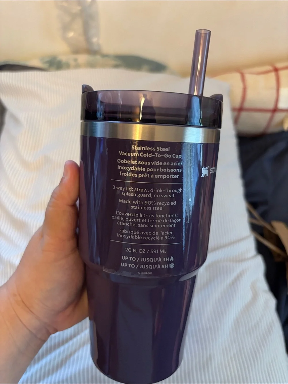 Starbucks x Stanley Purple Tumbler - Picture 3 of 5